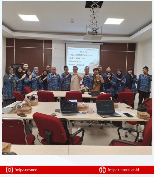 Pelatihan Penulisan Buku Ajar dan Monograf untuk Dosen Fakultas MIPA UNSOED